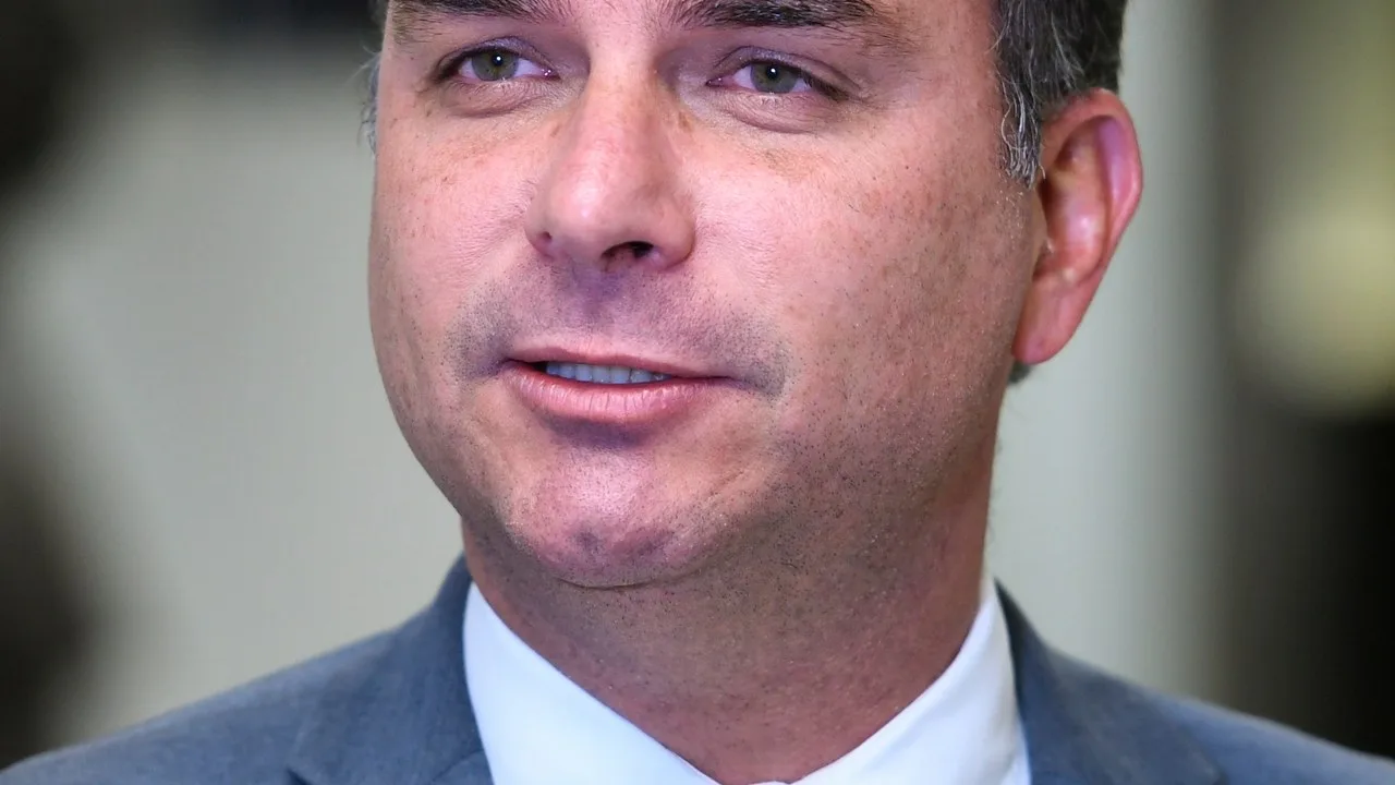 Senador Flávio Bolsonaro, presidenciável do PL