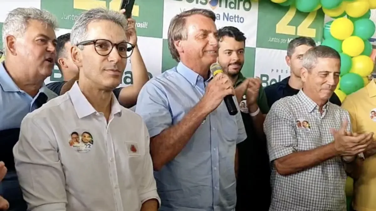 Romeu Zema e lideranças da direita em apoio a Bolsonaro