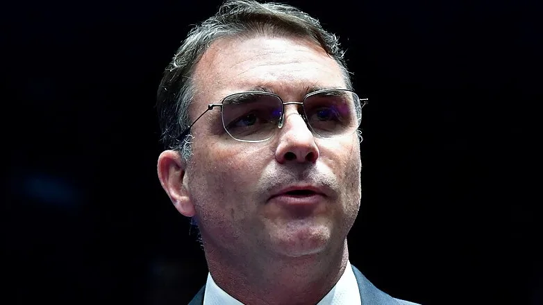 Senador Flávio Bolsonaro (PL), candidato à Presidência
