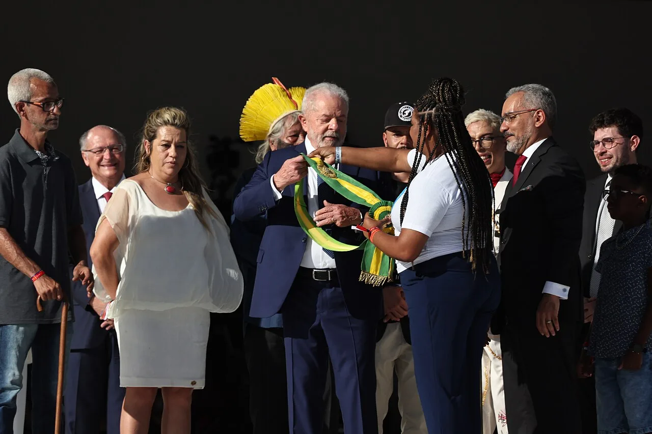 Lula na posse presidencial