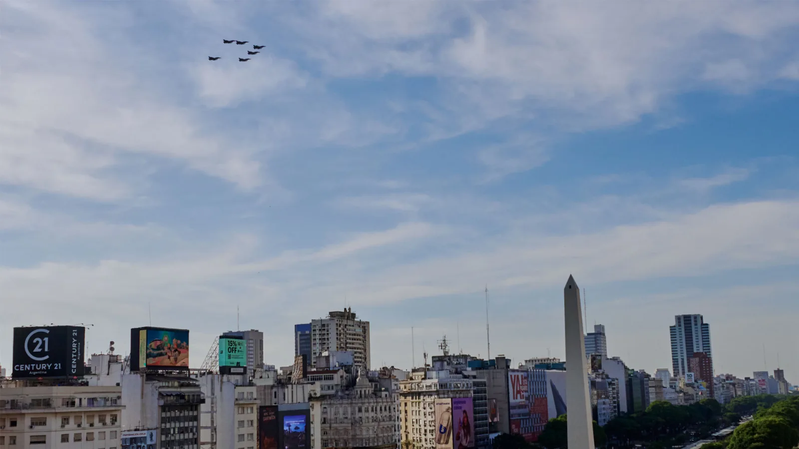 Caças F-16 da Força Aérea Argentina