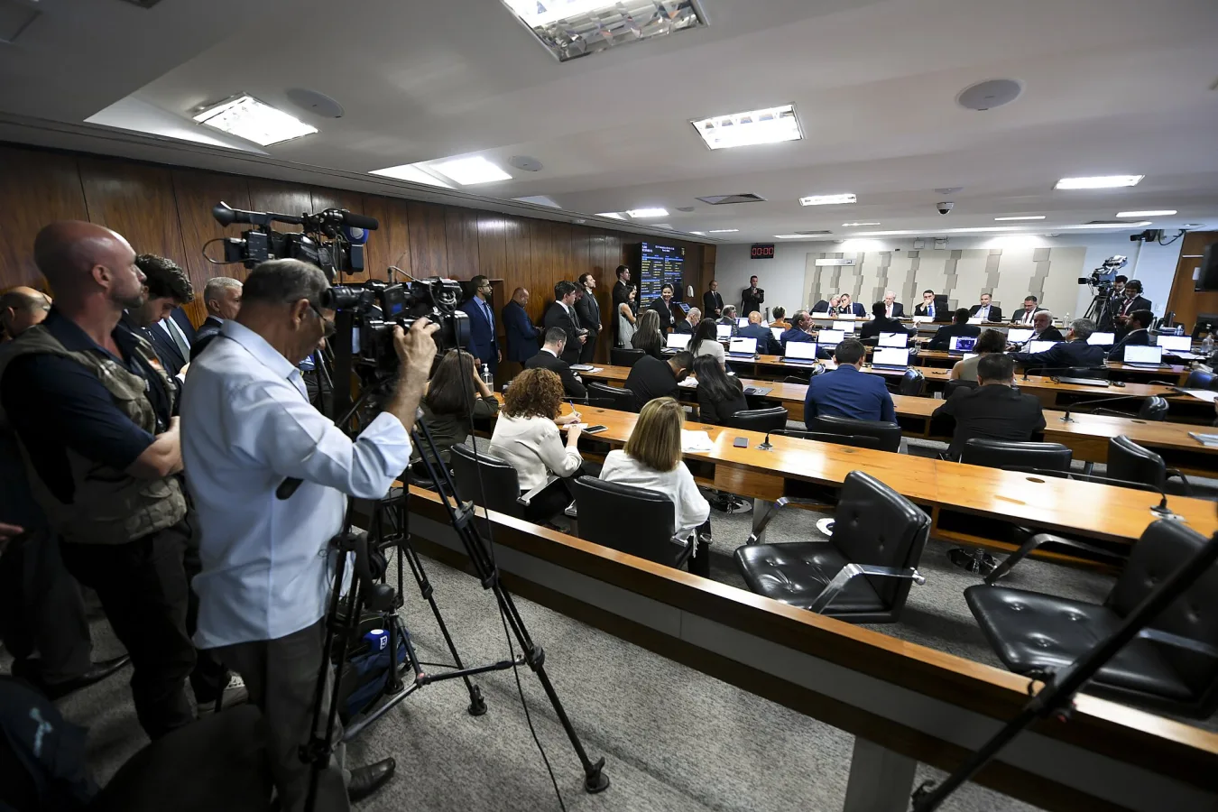 Andrei Rodrigues em audiência no Senado