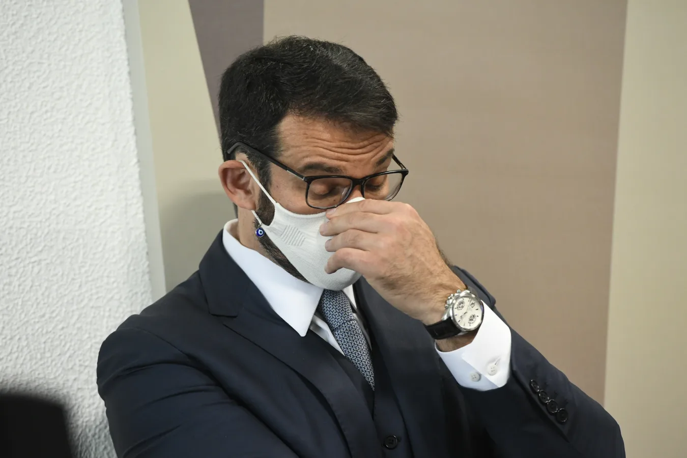 O advogado Daniel Bialski na CPI da Pandemia