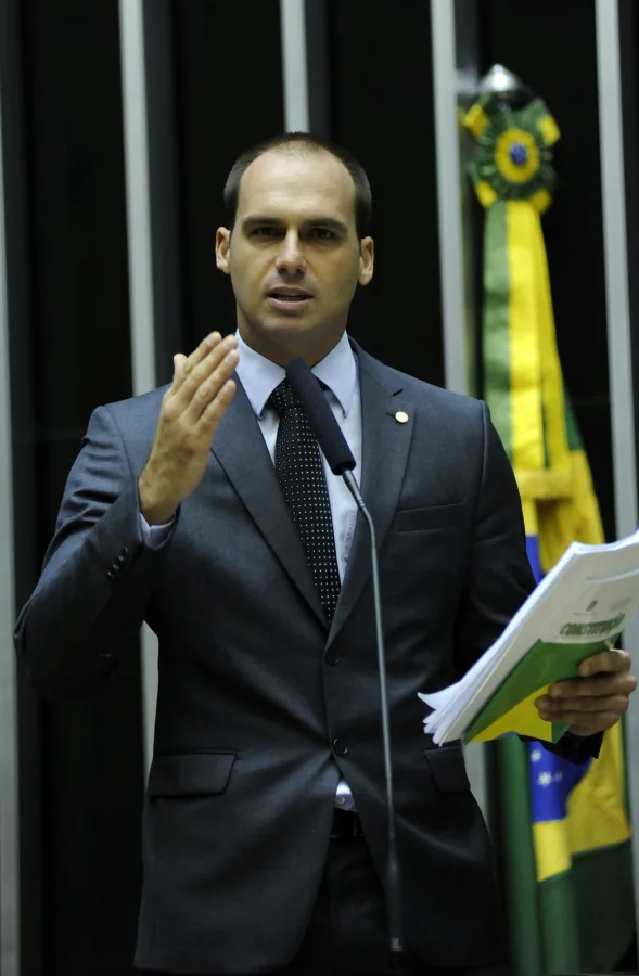 Eduardo Bolsonaro no plenário