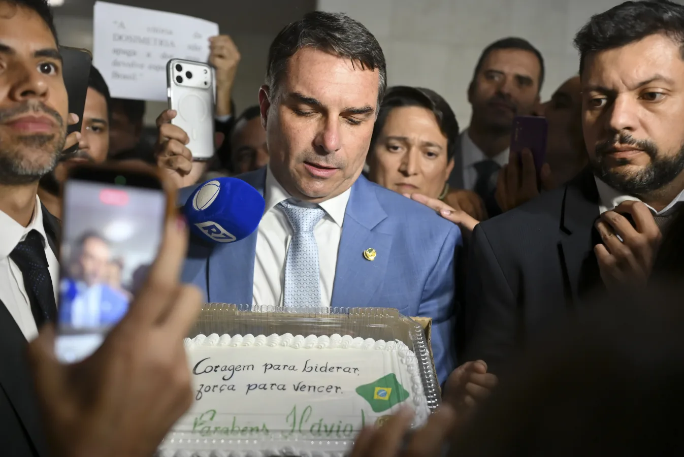O senador Flávio Bolsonaro