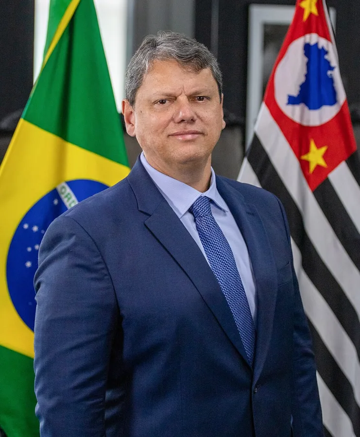 O governador de São Paulo, Tarcísio de Freitas