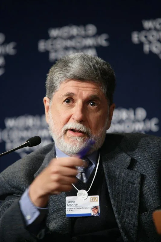 O assessor especial de Lula, Celso Amorim