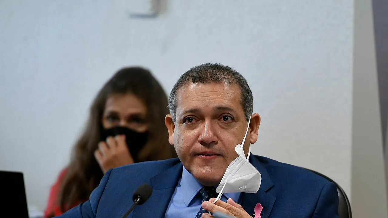 O ministro Kassio Nunes Marques, presidente do TSE