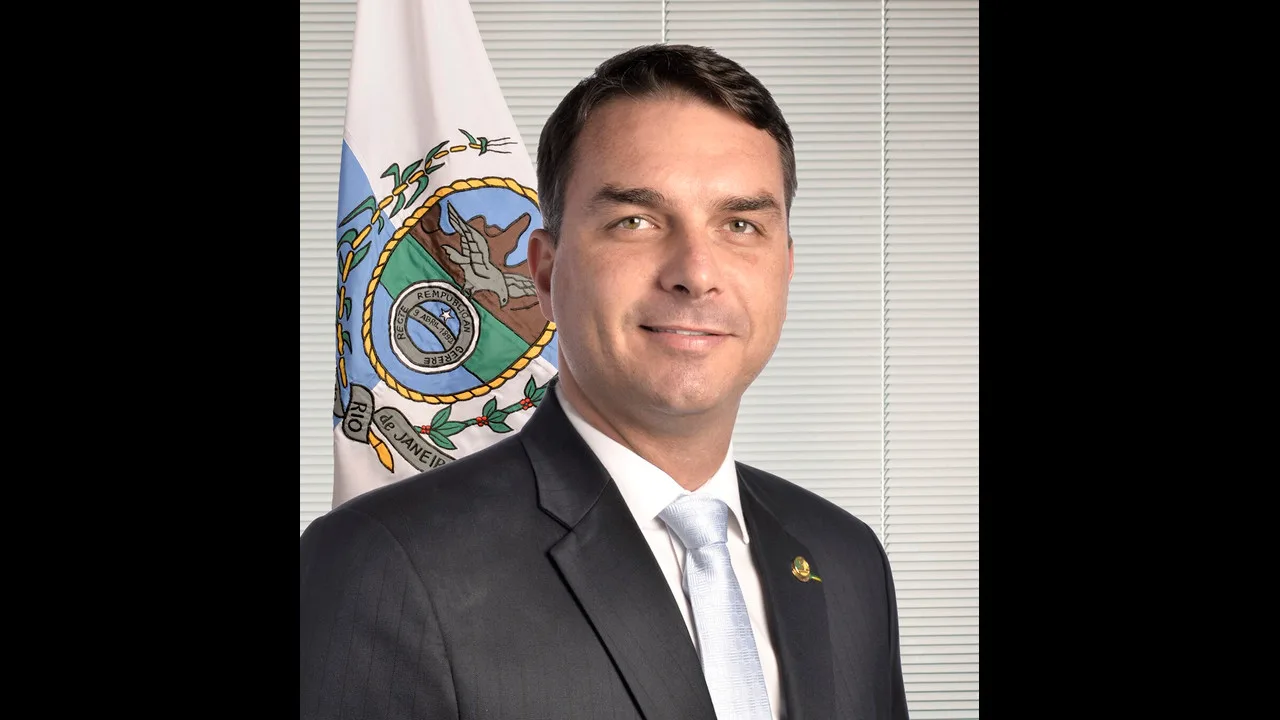 O senador Flávio Bolsonaro