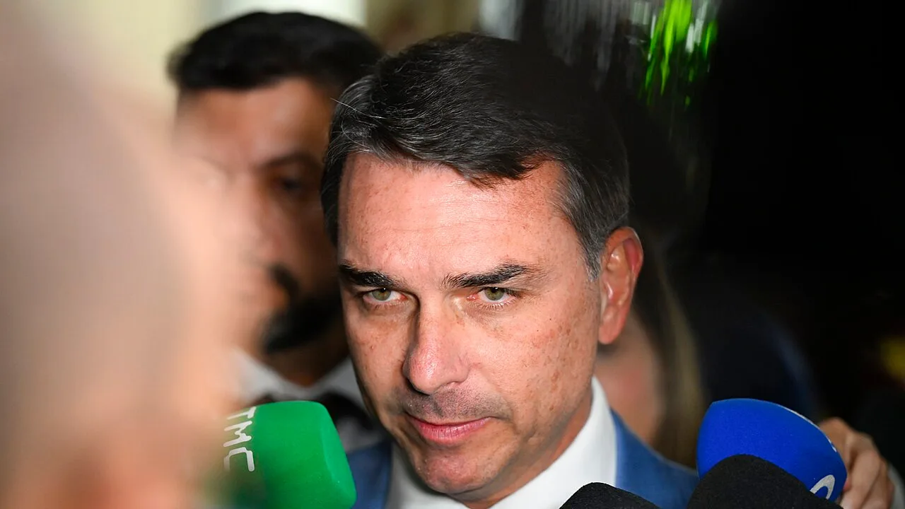O senador Flávio Bolsonaro (foto de arquivo: Senado Federal)