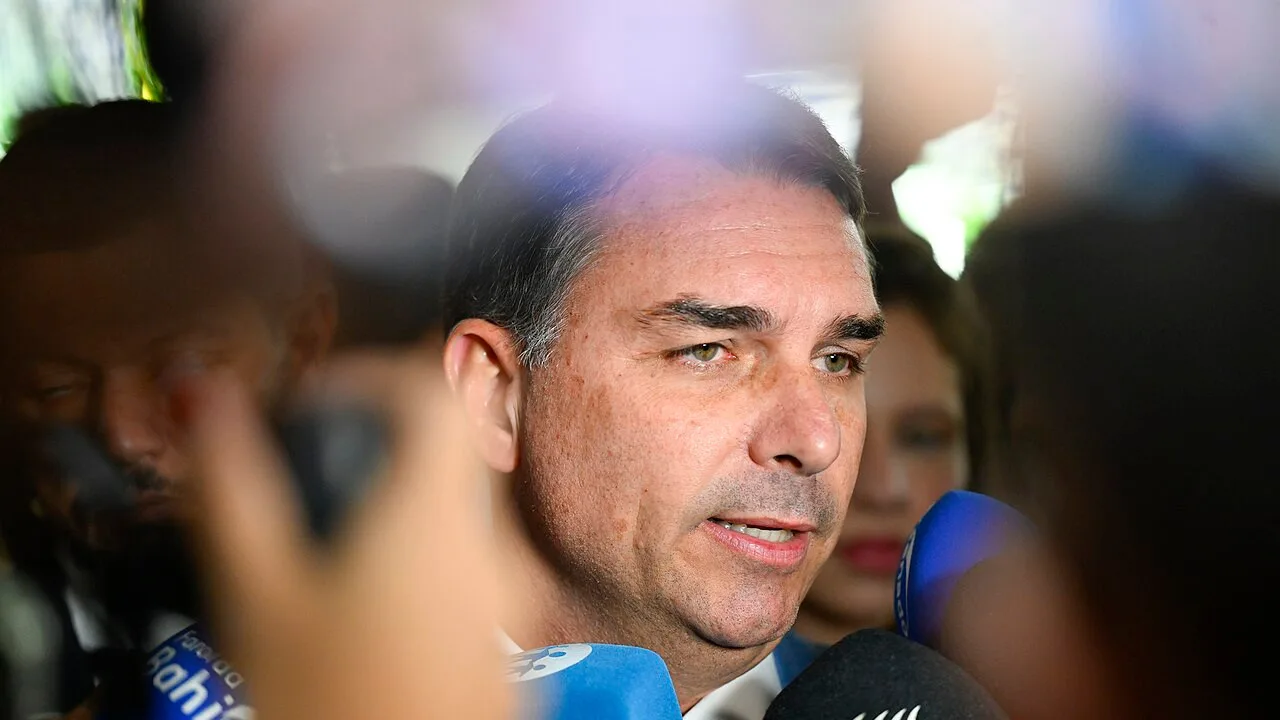 O senador Flávio Bolsonaro (foto de arquivo: Senado Federal)