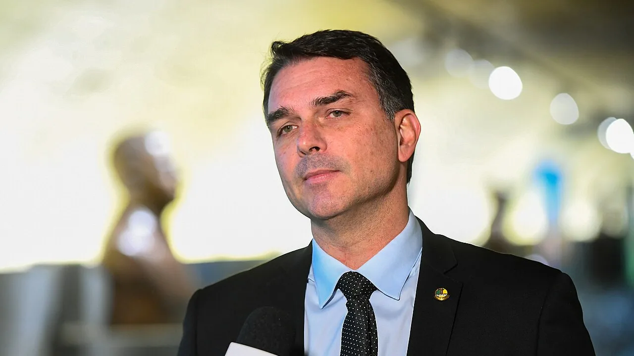 O senador Flávio Bolsonaro (foto de arquivo: Agência Senado)