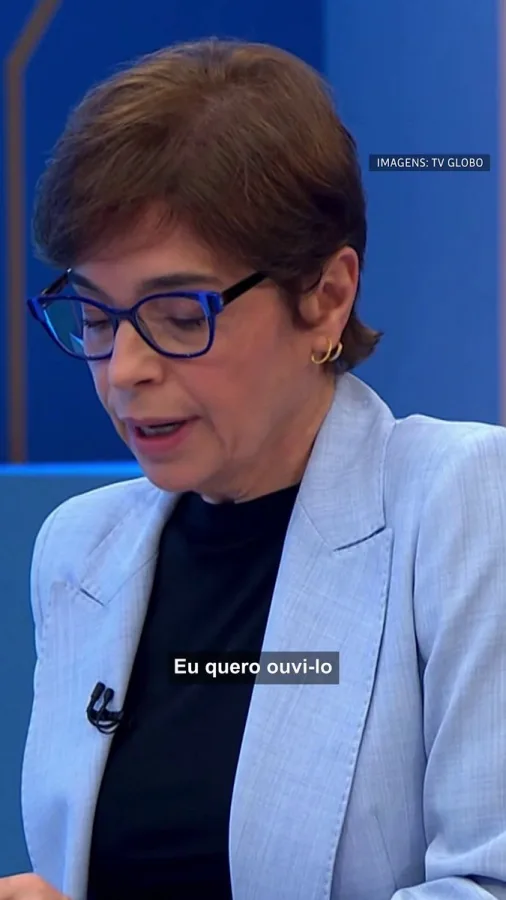 Flavio Bolsonaro em sabatina na Globo