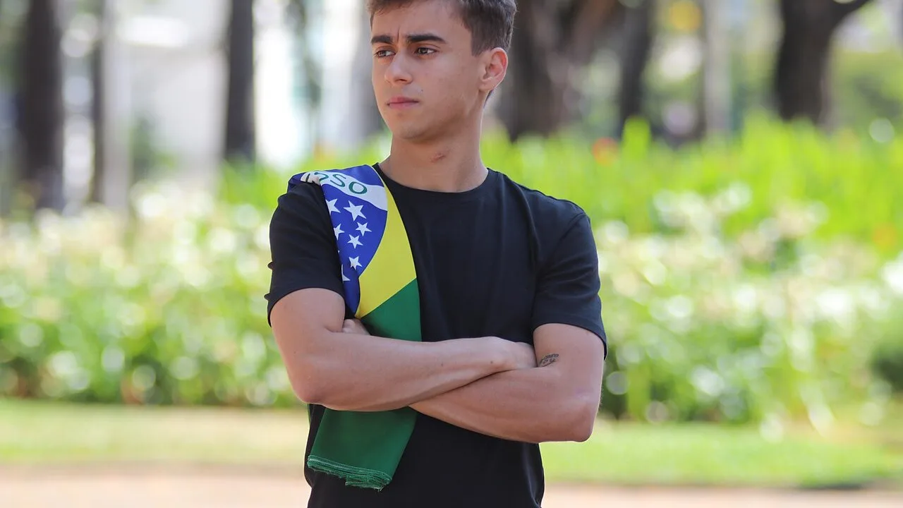 Nikolas Ferreira em foto de arquivo de 2020 (Foto: Pablo Gomes Almeida, CC BY-SA 4.0, via Wikimedia Commons)