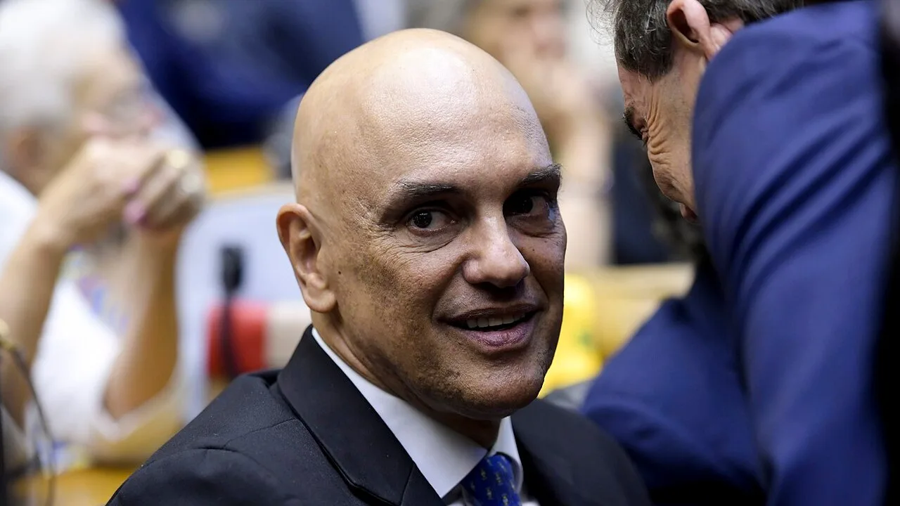 O ministro Alexandre de Moraes, do STF, que determinou a operação, em fevereiro de 2025 (Foto: Saulo Cruz/Agência Senado, CC BY 2.0, via Wikimedia Commons)