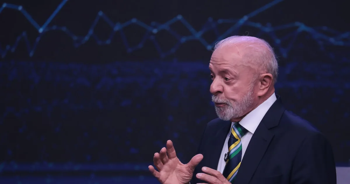 Presidente Lula durante debate