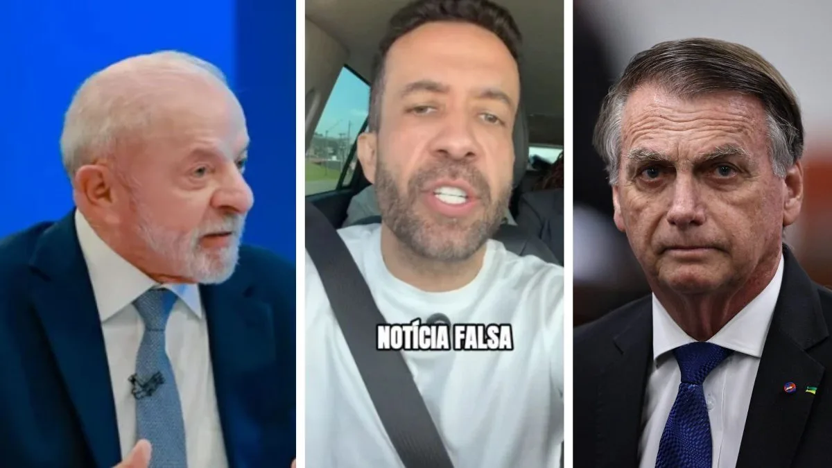 Lula, André Janones e Jair Bolsonaro
